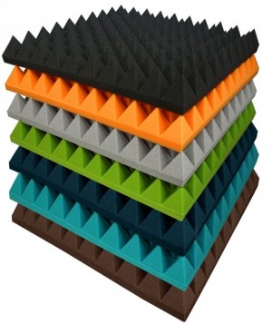 Piramidki akustyczne 6 kolorów 50x50cm