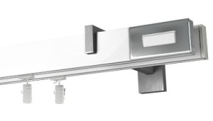 Karnisze 300cm Passion chrom Profil - biały, wspornik - aluminium